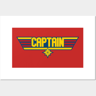 Top Gun Captain Posters and Art